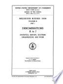 Religious Bodies: 1936