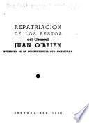 Repatriación de los restos del general Juan O'Brien