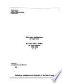 Répertoire des baptêmes de la paroisse Saint-Philippe de Trois-Rivières, 1909-1992