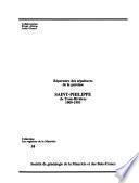 Répertoire des sépultures de la paroisse Saint-Philippe de Trois-Rivières, 1909-1993