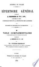Répertoire général