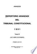 Repertorio Aranzadi del tribunal constitucional 1991