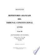 Repertorio Aranzadi del Tribunal Constitucional