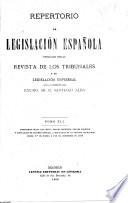 Repertorio de legislación española