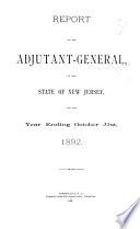 Report of the Adjutant General of New Jersey