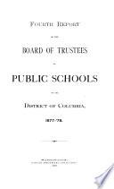 Report of the Board of Trustees of Public Schools of the City of Washington