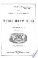 Report of the Board of Trustees of the Traverse City State Hospital