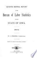 Report of the Bureau of Labor Statistics for the Biennial Period Ending June 30 ...