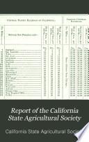 Report of the California State Agricultural Society