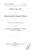 Report of the Chief of the Massachusetts District Police