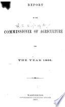 Report of the Commissioner of Agriculture