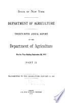Report of the Commissioner of Agriculture