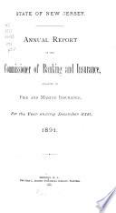 Report of the Commissioner of Banking and Insurance