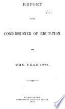 report of the commissioner of education