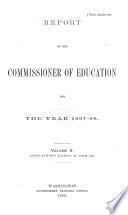 Report of the Commissioner of Education