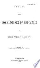 Report of the Commissioner of Education