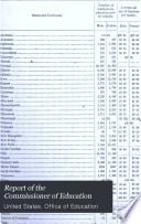 Report of the Commissioner of Education