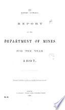 Report of the Department of Mines for the Year...