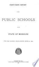 Report of the Public Schools of the State of Missouri