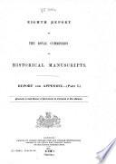 Report of the Royal Commission on Historical Manuscripts