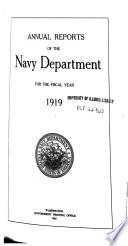 Report of the Secretary of the Navy