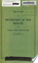 Report of the Secretary of the Senate