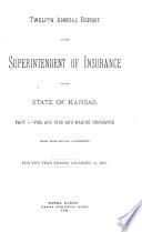 Report of the Superintendent of Insurance