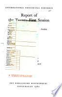 Report of the Twenty-first Session, Norden