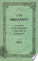 Report of the Year ... of the Society for the Propagation of the Gospel in Foreign Parts