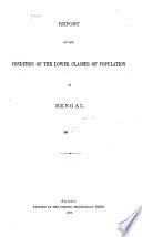 Report on Condition of the Lower Classes of Population in Bengal