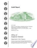 Report on Controls Placed in Operation and Tests of Operating Effectiveness for the Bureau of the Public Debt's Fed. Invest. Branch from August 1, 2009 to July 31 2010