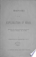 Report on the Exploration of Moab