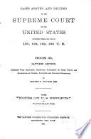 Reports of Cases Argued and Decided in the Supreme Court of the United States