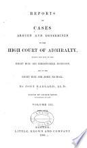 Reports of Cases Argued and Determined, 1798-1850