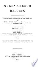 Reports of Cases Argued and Determined in the English Courts of Common Law