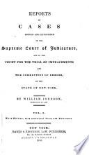 Reports of Cases Argued and Determined in the Supreme Court of the State of New York: Johnson v.1-20