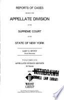 Reports of Cases Decided in the Appellate Division of the Supreme Court of the State of New York