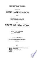 Reports of Cases Heard and Determined in the Appellate Division of the Supreme Court of the State of New York
