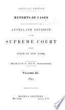 Reports of cases heard and determined in the Appellate Division of the Supreme Court of the State of New York