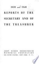 Reports of the President and of the Treasurer