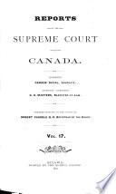 Reports of the Supreme Court of Canada
