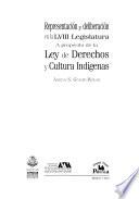 Representación y deliberación en la LVIII legislatura