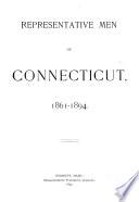 Representative Men of Connecticut, 1861-1894