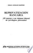 Reprivatización bancaria
