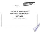 Republic of the Philippines, Congress of the Philippines, Senate, Information Brochure
