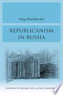 Republicanism in Russia