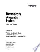 Research Awards Index
