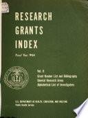Research Grants Index