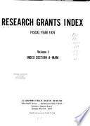 Research Grants Index
