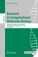 Research in Computational Molecular Biology